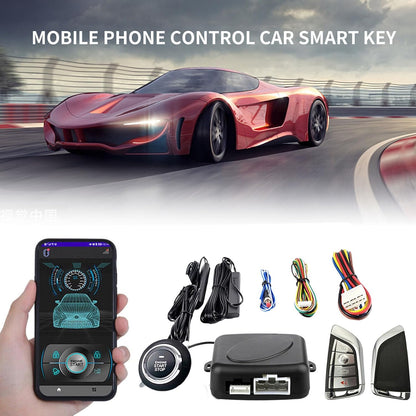 ya 3 8.24 baidi Car keyless Engine Start Alarm System Button Enter app Remote Start Stop 