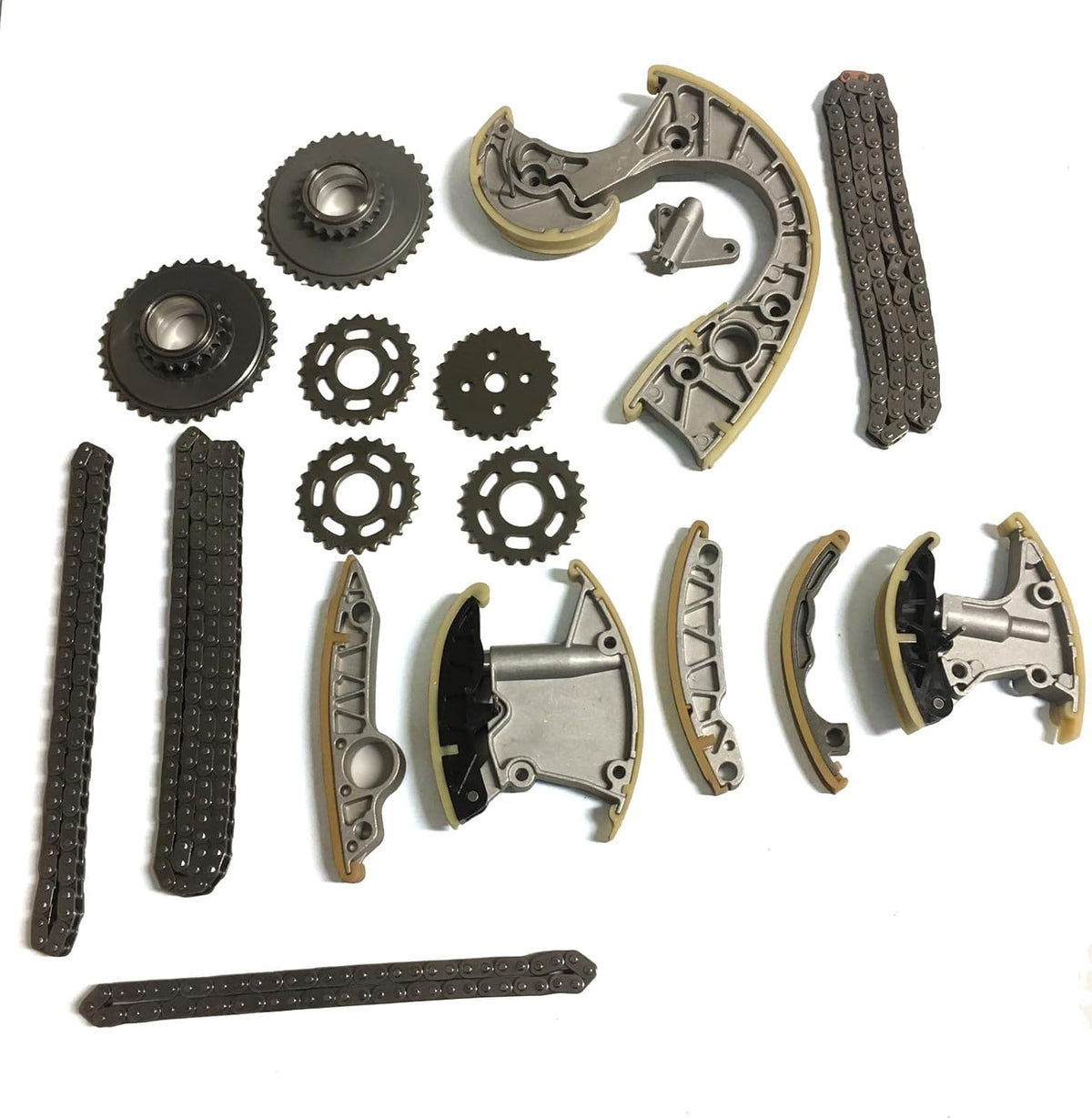 ya 10 9.16 baidi 17-Piece Timing Chain Kit for 2005-2009 for Audi for A4 A6 Quattro for A4 A6 3.2L 059109229J