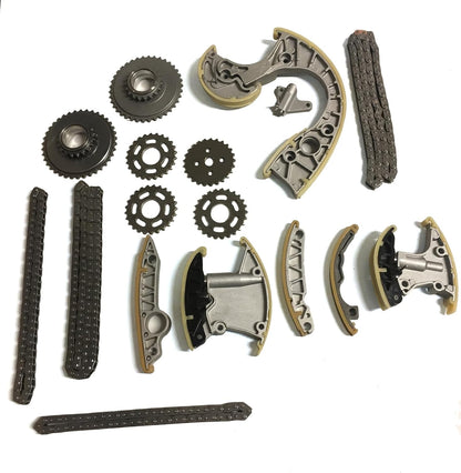 ya 10 9.16 baidi 17-Piece Timing Chain Kit for 2005-2009 for Audi for A4 A6 Quattro for A4 A6 3.2L 059109229J