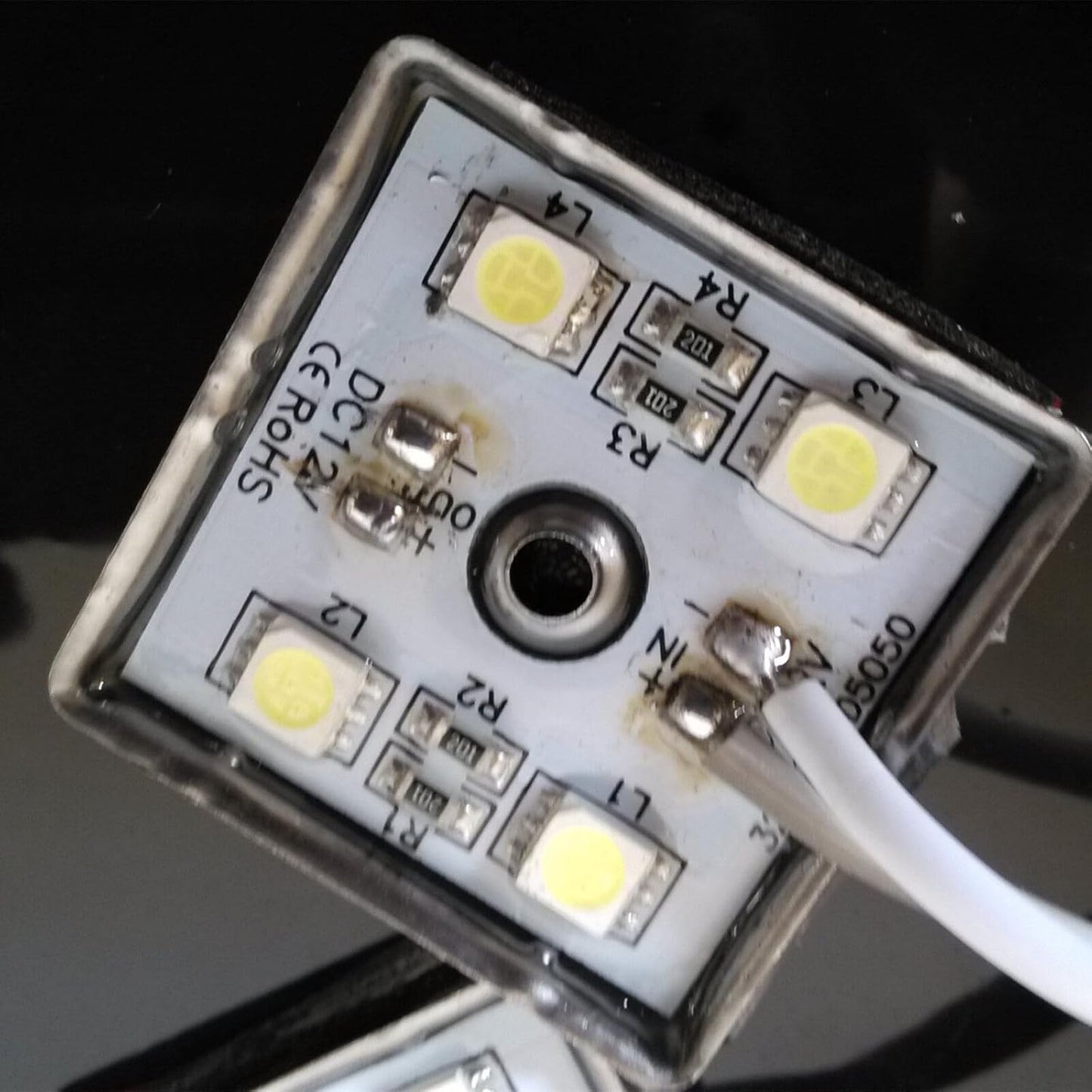 ya 7 8.24 baidi 8PCS led flashlight White LED Universal Truck Bed/Rear Box Lighting Light Pickup