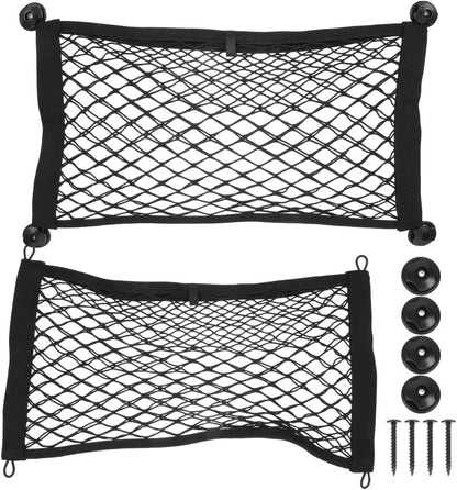 ya 2 8.15 2 Pcs for SEAT Accessory Office Travel Net Holder for Car Storage Mesh Bag