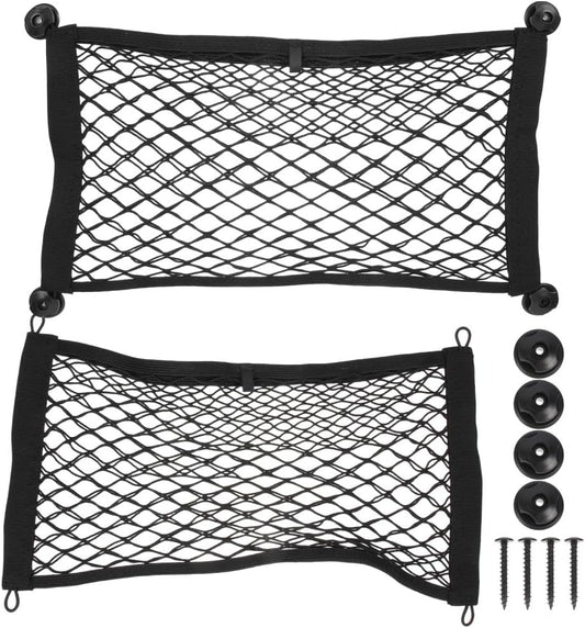ya 2 8.15 2 Pcs for SEAT Accessory Office Travel Net Holder for Car Storage Mesh Bag