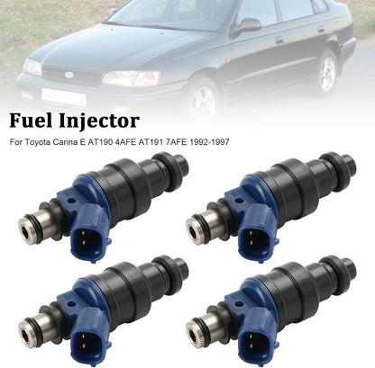 ya 14 9.20 zhengce 4PCS Fuel Injector 23250-02030 for Carina 1992-1997 23209-02030-1