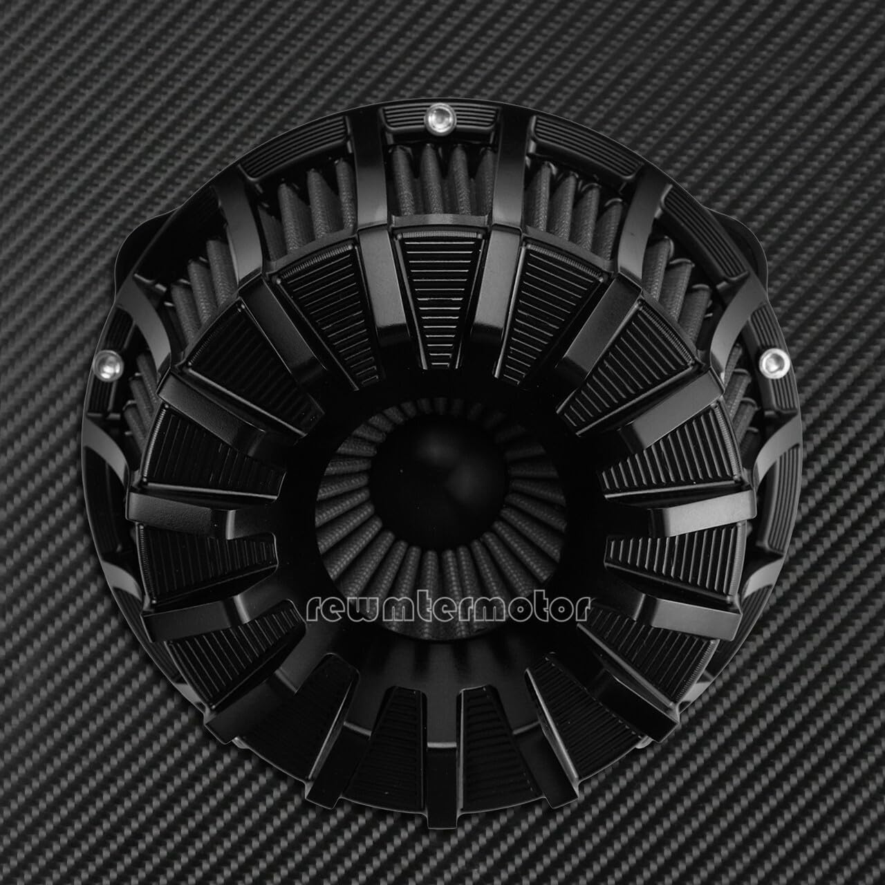 ya 5 8.10 Black Inverted Air Cleaner Intake Filter Fit for Harley Sportster XL 2004-2020