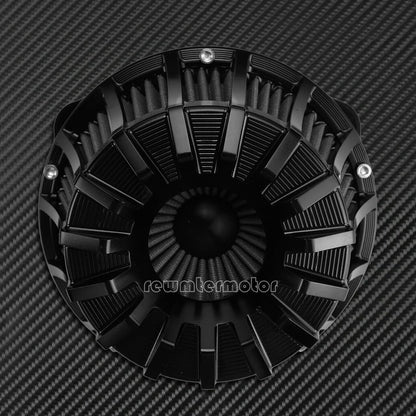 ya 5 8.10 Black Inverted Air Cleaner Intake Filter Fit for Harley Sportster XL 2004-2020