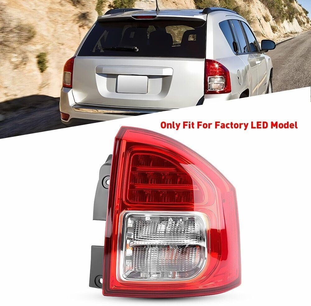 ya 4 8.24 baidi Right Tail Light Assembly Housing for 2011-2014 for Jeep Compass 5182542AC