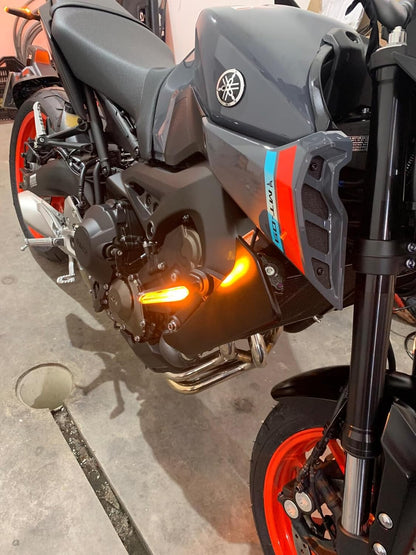 ya 13 9.15 baidi LED Turn Signal Light Flash Indicator for Yamaha FZ07 FZ09 FZ10 FZ-25 FZ-S V2.0