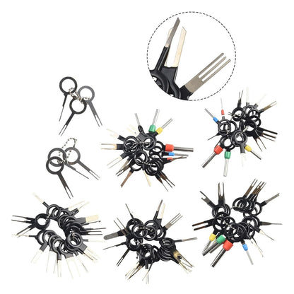 ya 13 9.15 baidi 100Pc Car Terminal Pin Extraction Tool Kit Wire Harness Connector Extractor Set
