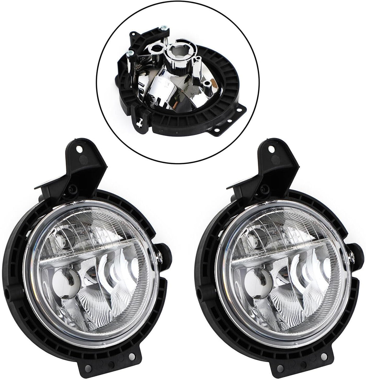 ya 10 9.16 zhengce Pair Fog Lights Front Left and Right for Mini R55 R56 R57 R58 Cooper 2007-2
