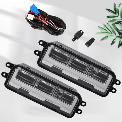 ya 4 8.14 LED Fog Lights Driving Lamps Kit Left+Right For 2022-2024 for Toyota Tundra Bumper
