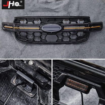 ya 7 8.24 baidi 4X Amber LED Front Grille Light for Ford Ranger 2023-2025 With Remote Controller