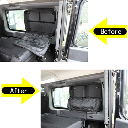 ya 2 8.15 2-Pack Rear Quarter Window Glass Storage Bags for for Land Rover for Defender 2004-2018