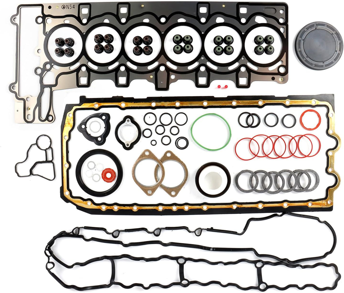 ya 11 9.14 baidiEngine Overhaul Gasket Seals Kit for BMW 335i 135i E60 E92 E90 E89 E71 N54 3.0L