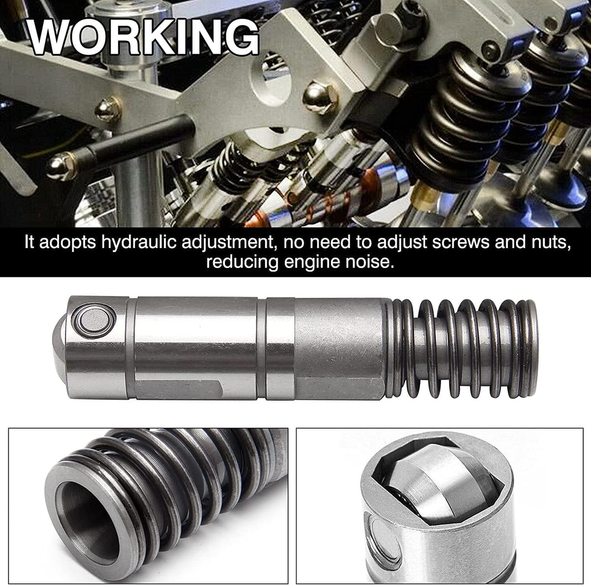 ya 12 10.8 baidi Set of 16 Active Fuel for MAN agement AFM DOD Valve Lifter for Chevy GM 5.3/6.0/6.2L