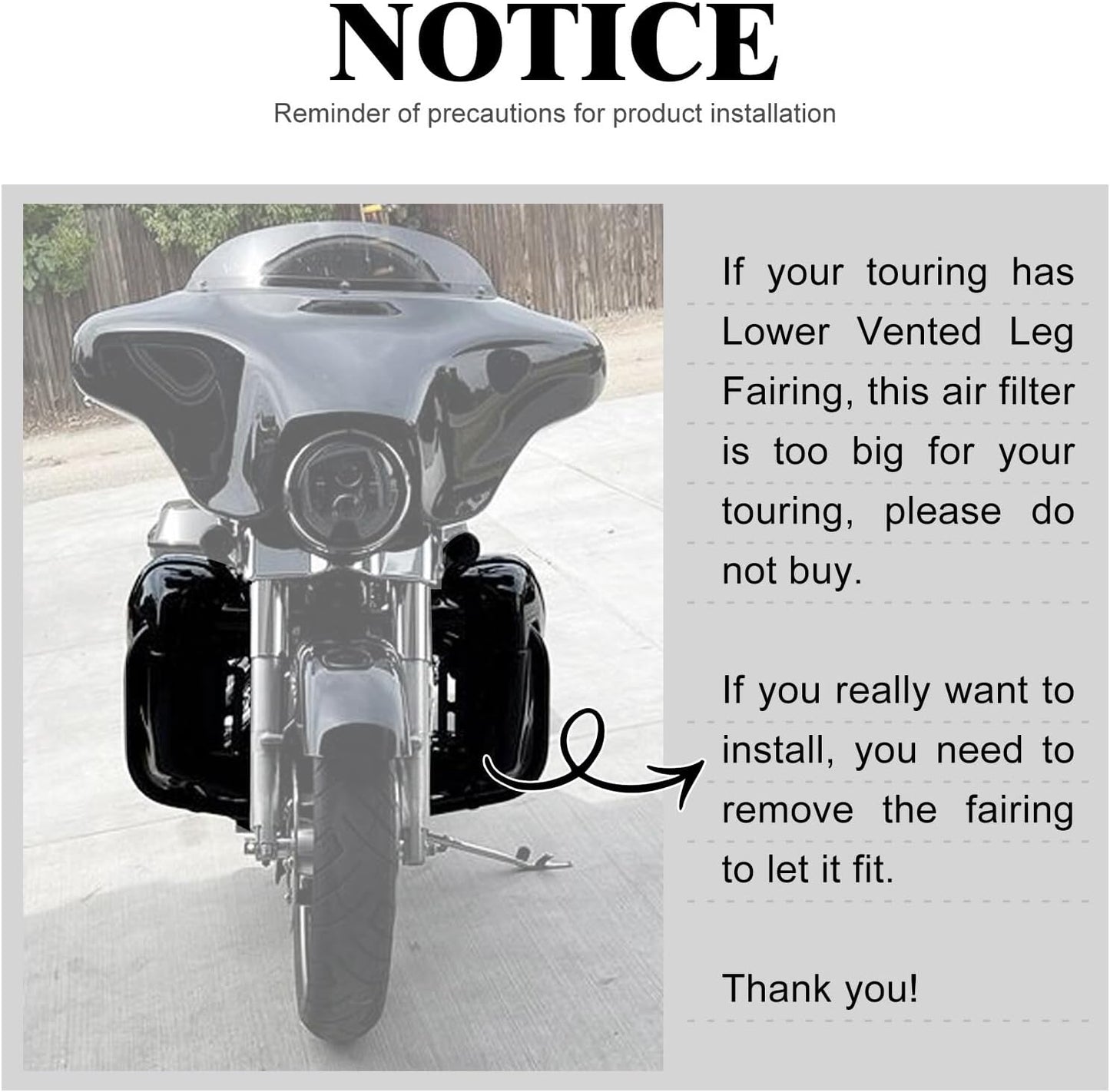 ya 5 8.10 Chrome Cone Air Filter Red Intake for Harley Touring Road Electra Glide 08-2016