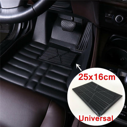 ya 7 8.24 baidi Car Floor Mats Carpet Liner Rubber Heel Pad Carpet Mat 25x16cm for Sedan SUV