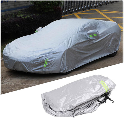 ya 4 8.8.2 Full car protective cover sunproof waterproof foldable rain and snowproof suitable for Corvette C7 14-19
