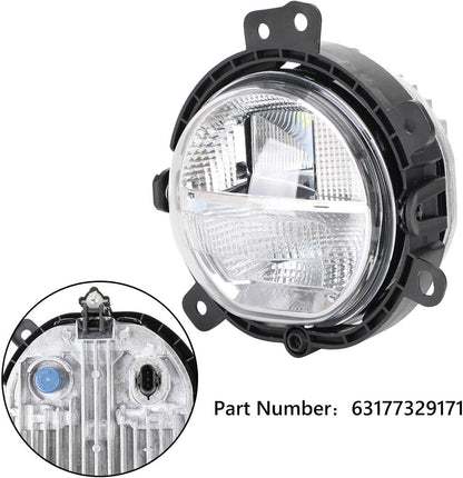 ya 10 9.16 zhengce Front Bumper Left Fog Light Lamp 63177329171 for Mini F55 F56 F54 F57 DD