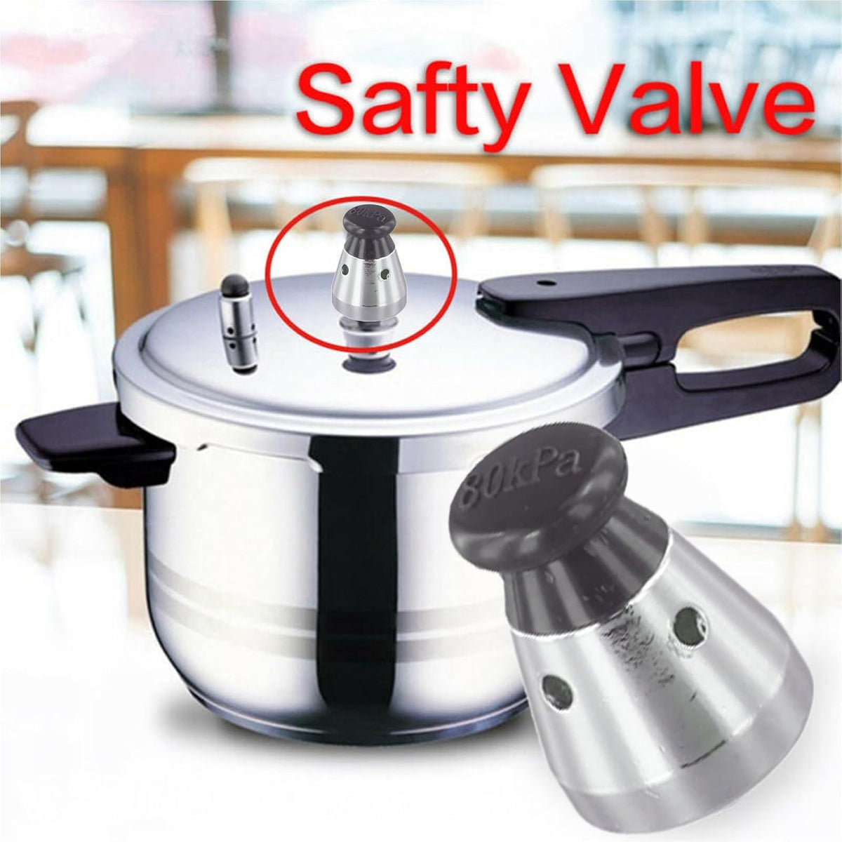 ya 14 9.20 baidi Cooker Cap Kit Cookware Stainless Steel Replacement Accessories Convenient-1