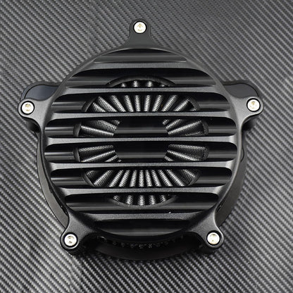 ya 5 8.10 Matte Stripe Air Cleaner Gray Filter Fit for Harley Touring 17-19 Softail 2018
