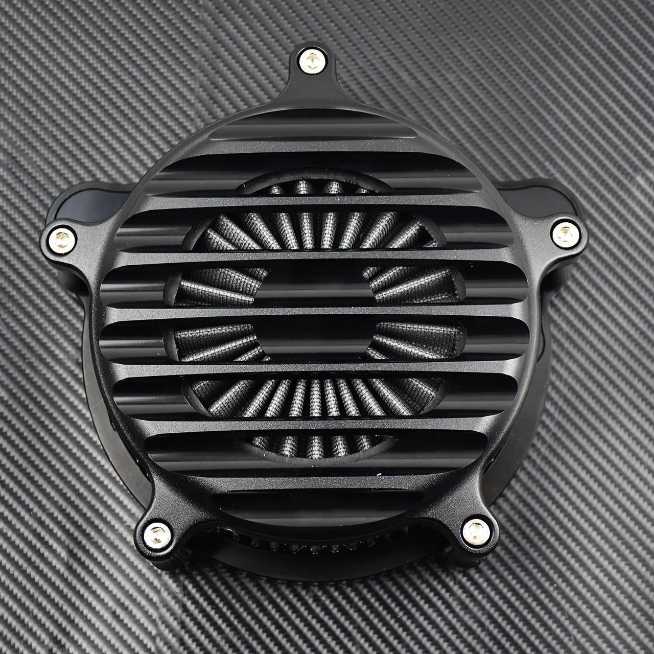 ya 8 8.24 baidi Matte Stripe Air Cleaner Gray Filter Fit for Harley Touring 17-19 Softail 2018