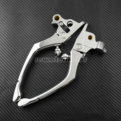 ya 11 9.14 baidiChrome Brake Clutch Lever Fit for Harley Touring Trike 2003-2013 FLHR 2014-2016
