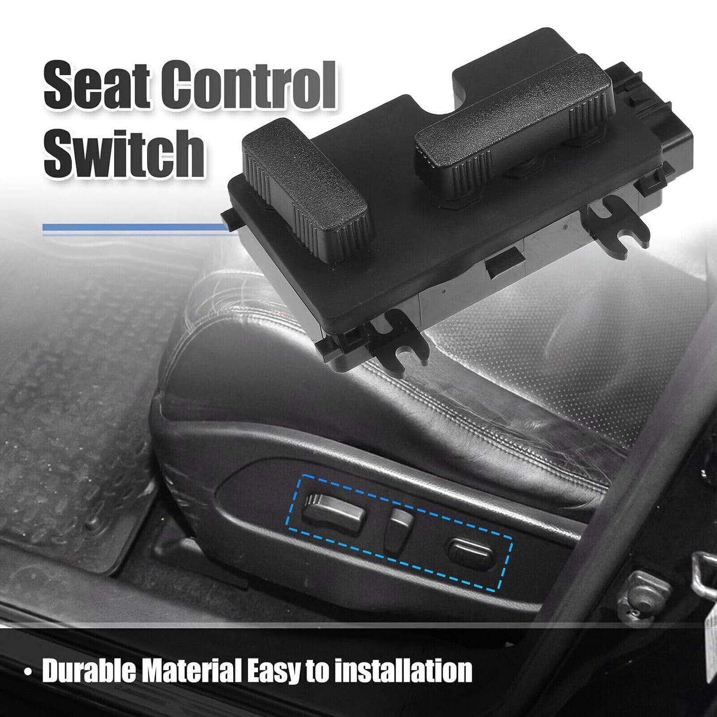 ya 6 8.24 baidi 8 Way Power for SEAT Control Switch 12450254 fit for GMC Sierra Right Passenger Side
