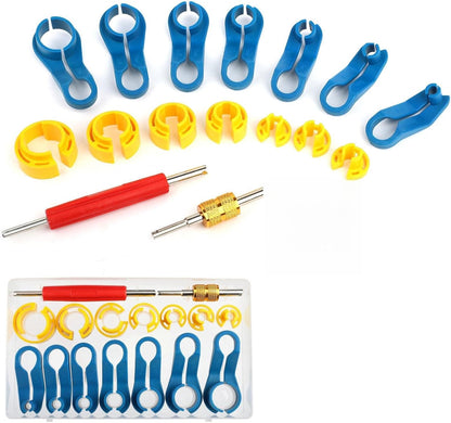 ya 6 8.24 baidi 16PCS AC Disconnect Fuel Line Car Removal Tools Kits Quick Disconnect Tool Set