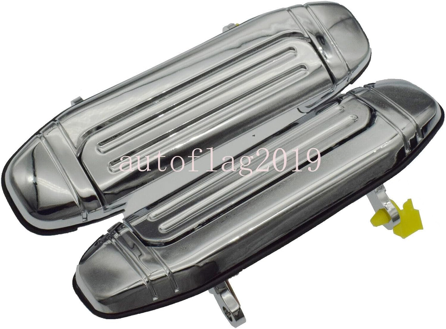 ya 2 8.15 Suitable for Mitsubishi Pajero Montero Door Exterior Handle Chrome Front LH and Right Hand Pair 