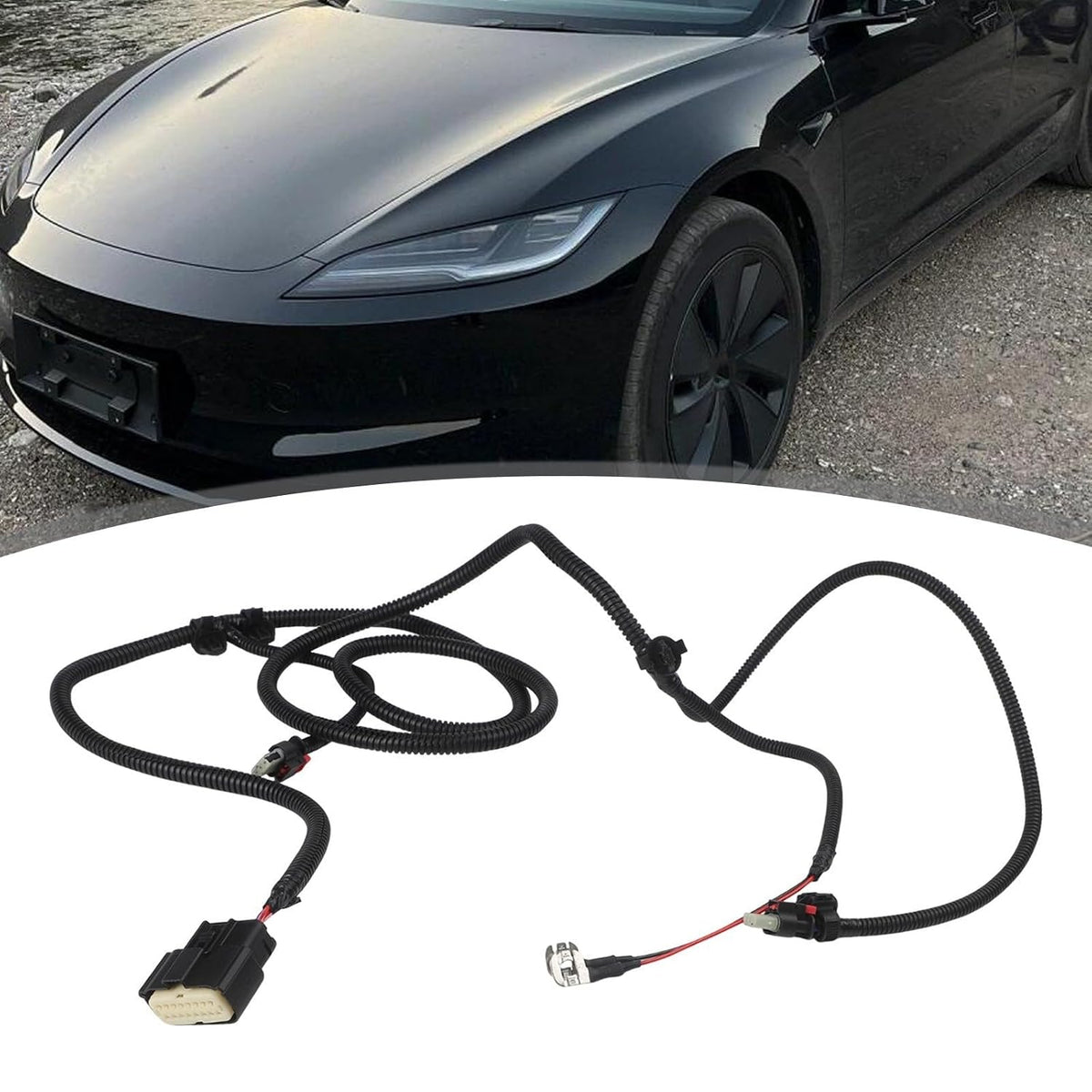 ya 23 10.7 baidi Front Bumper Wiring Harness for for Tesla for Model 3 with Reversing Sensor Capability