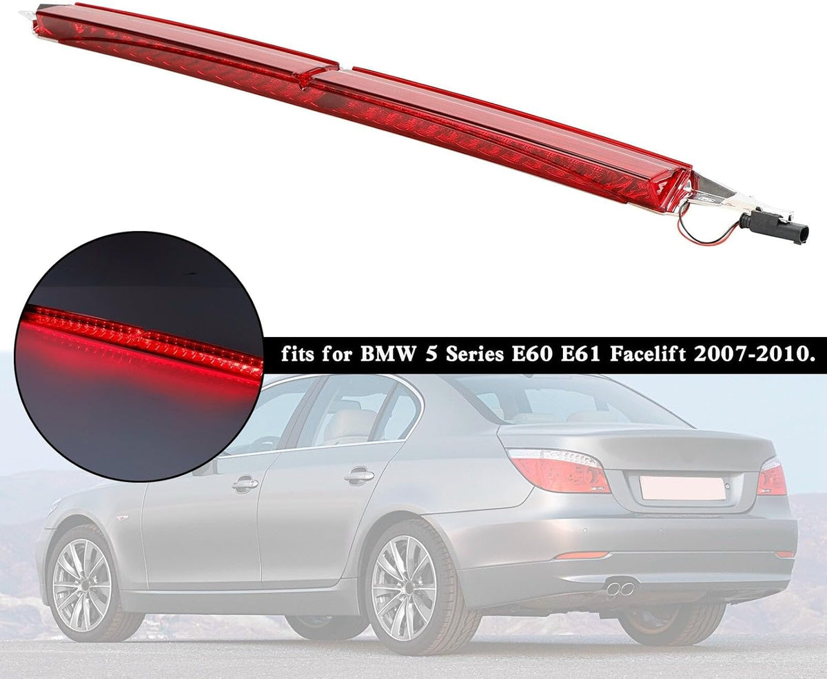 ya 14 9.20 zhengce Third Brake Light 63256925902 Red For 5 E60 E61 Facelift P1-1