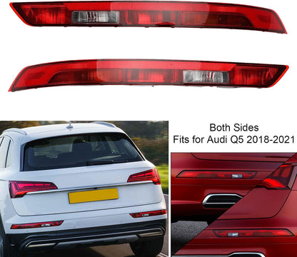ya 7 8.24 baidi Pair Rear Bumper Lower Tail Light Brake Stop Lamp For Audi Q5 18-2021 US Ver. SG
