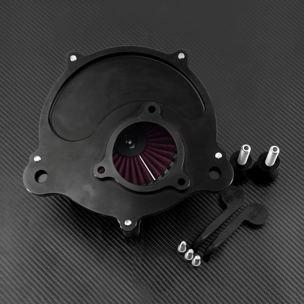 ya 5 8.10 Contrast Cut Air Cleaner Gray Intake Filter Fit for Harley Touring 2017-2020