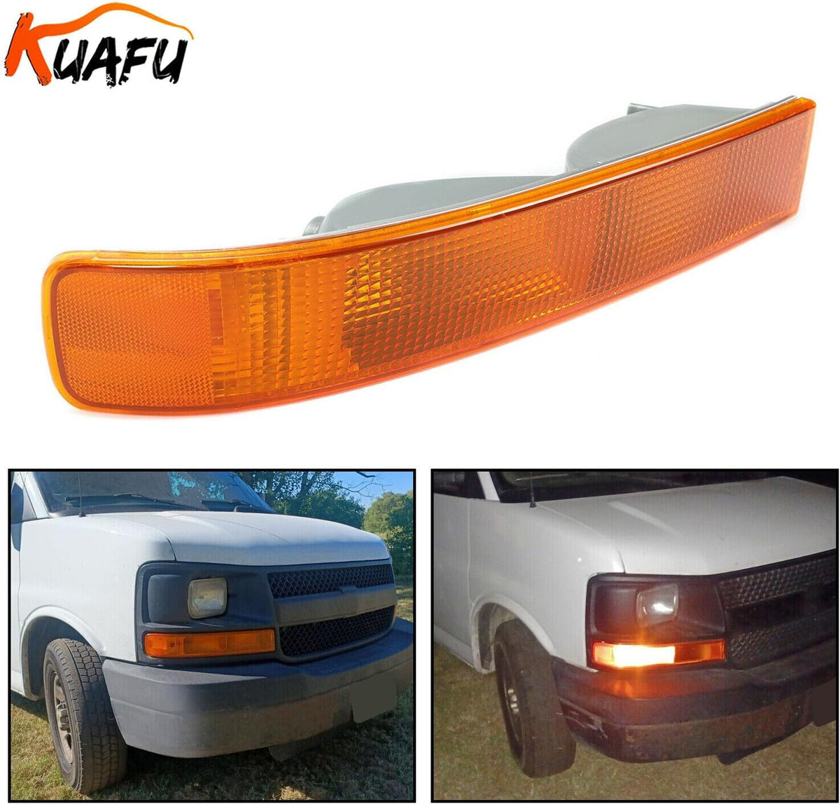 ya 11 9.14 baidiTurn Signal Side Marker Parking Light Lamp RH Right for 03-22 for Chevy for GMC Express