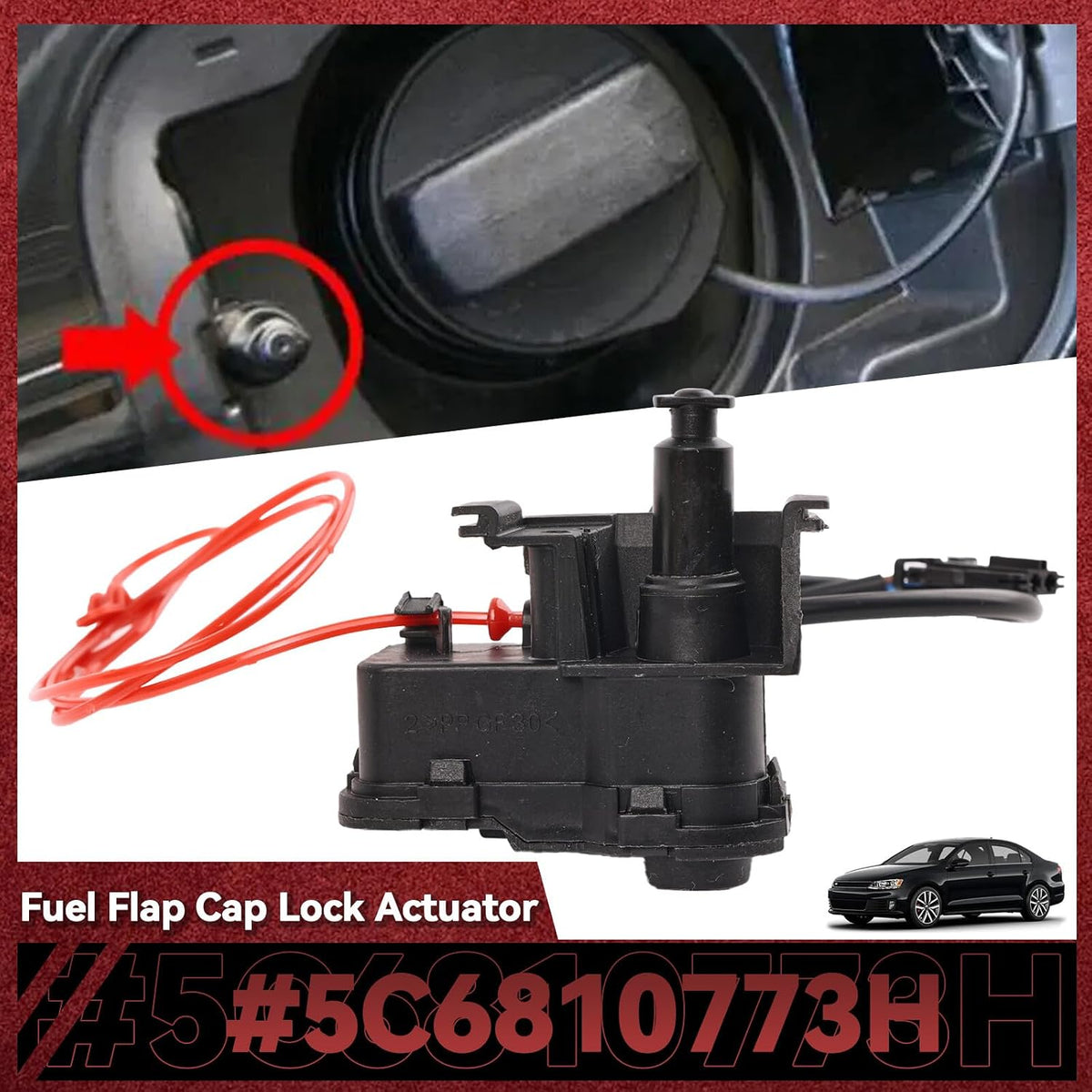 ya 11 9.14 baidiDE for VW for Golf 7 Actuator Central Locking Actuator Vehicle Fuel Filler Flap-