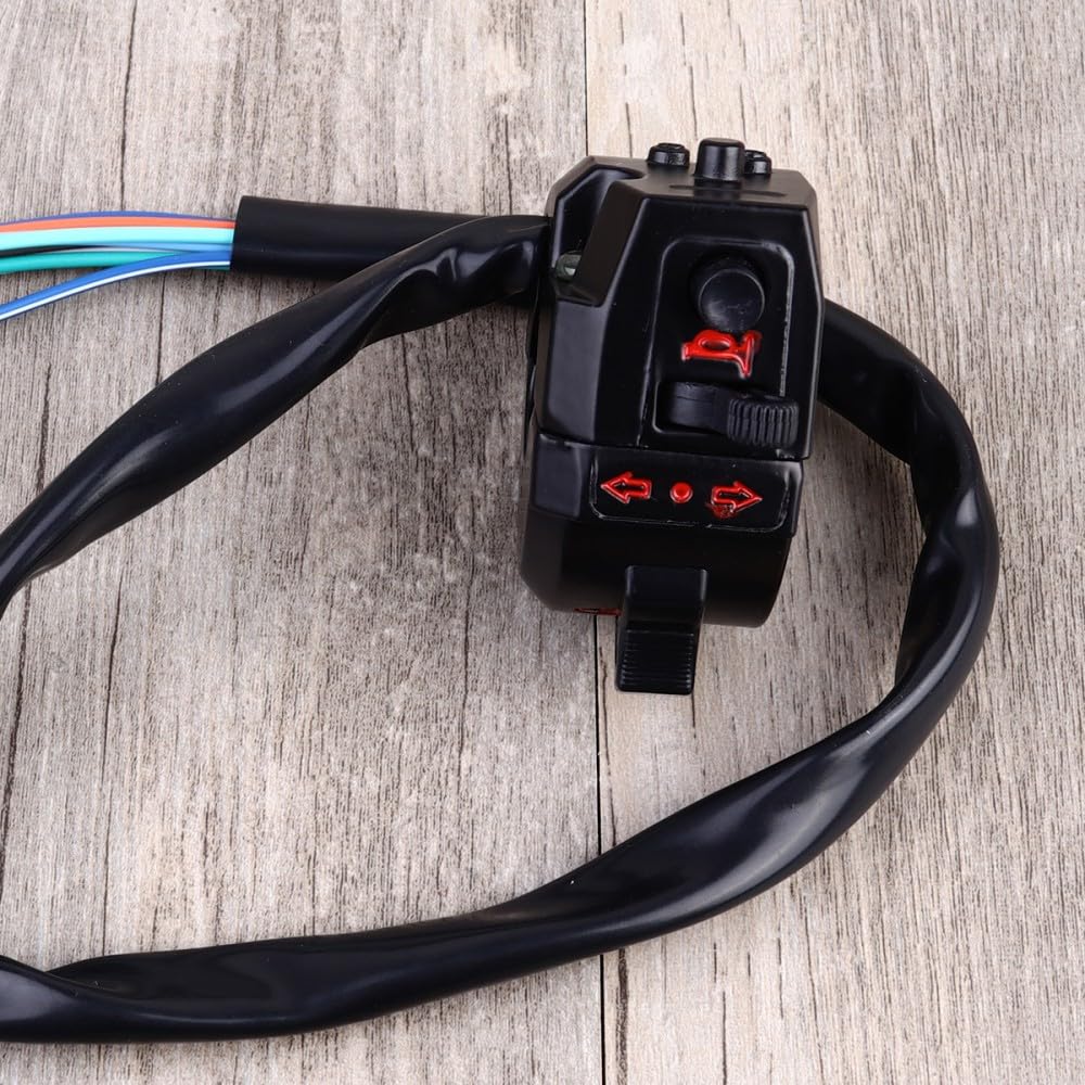 ya 13 9.15 baidi Durable Motorcycle Function Switch Handlebar Switch Turn Signal Horn Light Left