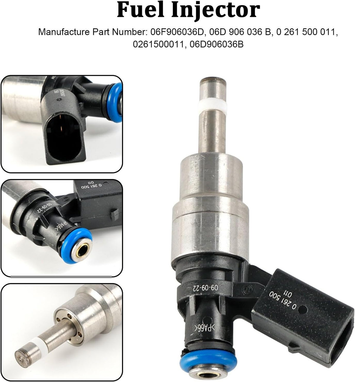 ya 14 9.20 zhengce 1PCS Fuel Injector 0261500011 for Audi A4 Avant 8E5 2.0 FSI 02-04 06D90603-1
