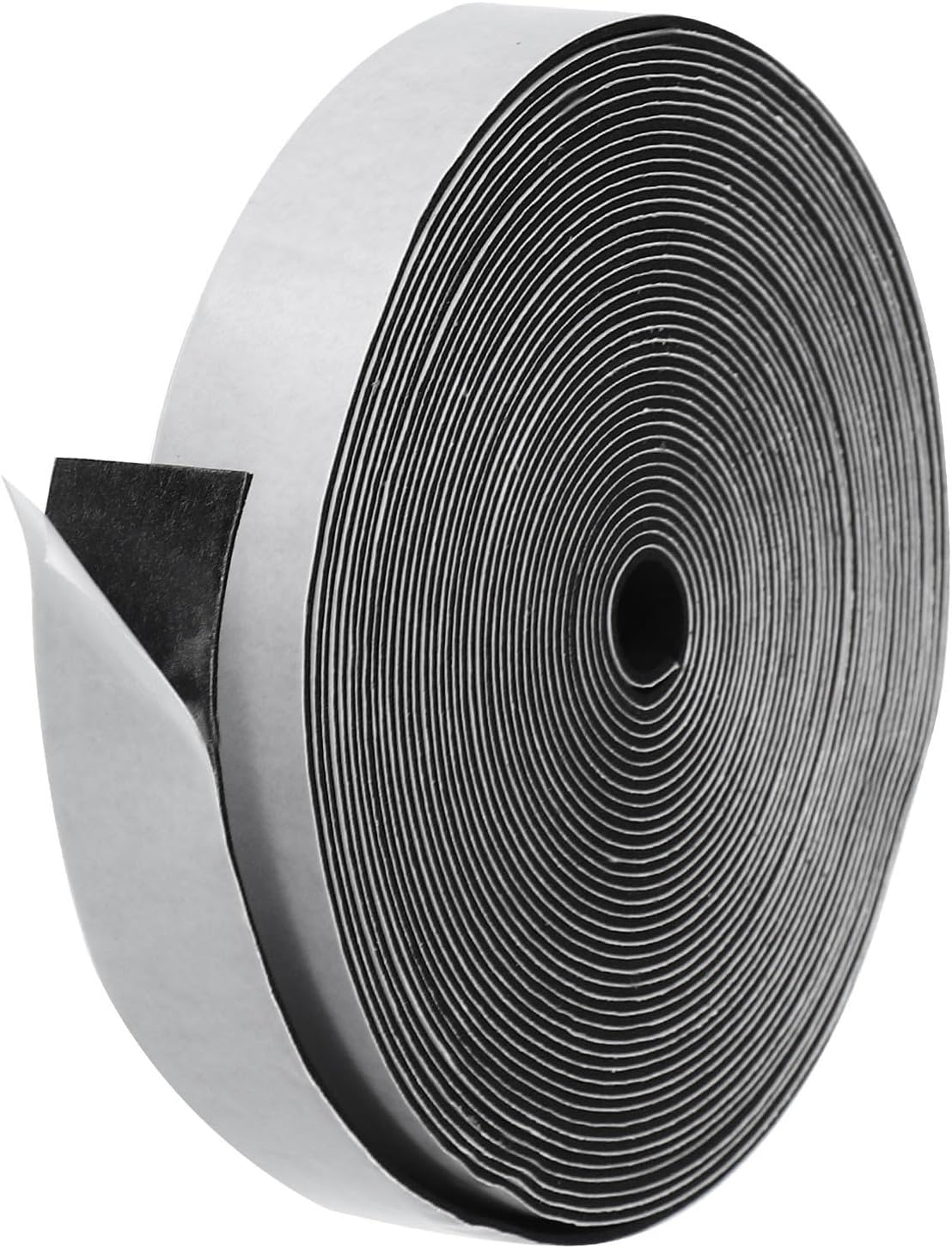 ya 26 10.21 baidi Weather Stripping Door Seal Strip, 1 Roll 1 Inch x 1/16 Inch x 32 Ft Black