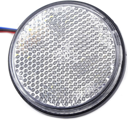 ya 4 8.14 2 LED Brake Indicator Tail Light Round Truck Trailer Car Van Motorcycle Boat @