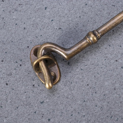 ya 26 10.21 baidi Vinta Cabin Hook Solid Polished Brass with Screws 12CM Window Hardware