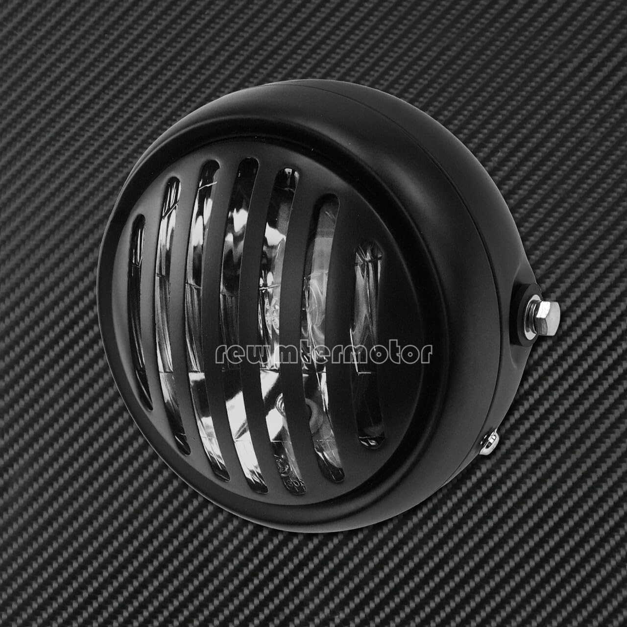 ya 6 8.24 baidi 6.3 Retro Motorcycle Headlight Grill Diamond Cover Fit for Harley Cafe Racer