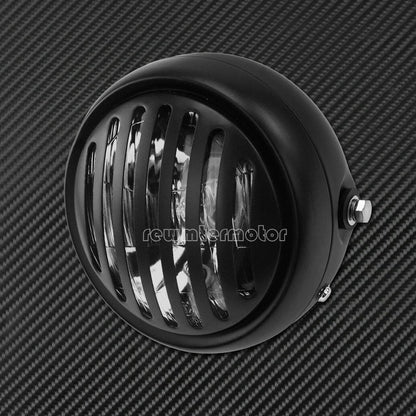 ya 6 8.24 baidi 6.3 Retro Motorcycle Headlight Grill Diamond Cover Fit for Harley Cafe Racer