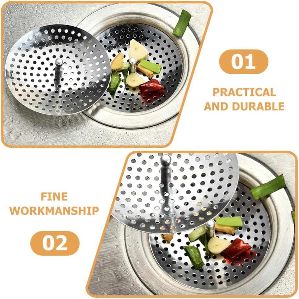 ya 14 9.20 baidi 6 Pcs Sink Plug Stopper Kitchen Drain Filter Catcher Strainer for-1