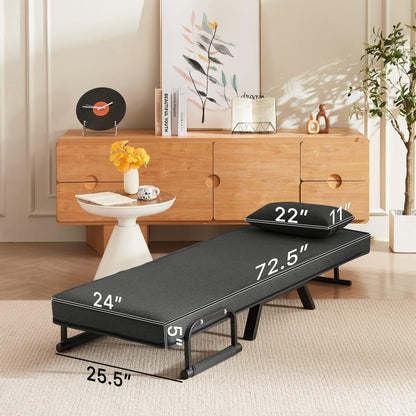 ya 28 10.13 baidi 5-in-1 Black Sleep Bed Convertible Sleeper 5-Position Adjustable Backrest