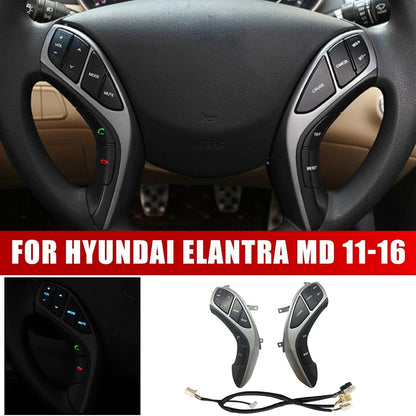 ya 6 8.24 baidi for Hyundai for Elantra MD 11-16 Cruise for Audi o Steering Wheel Control Switch LH+RH at