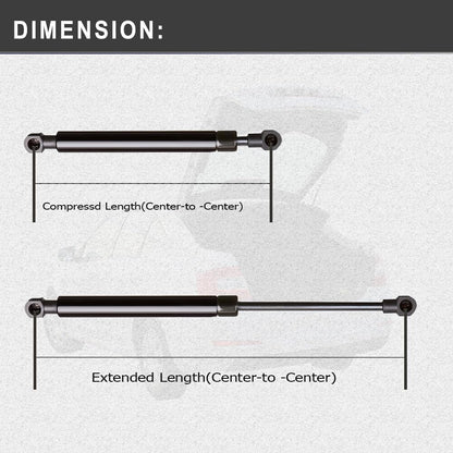 ya 4 8.24 baidi UTV Dump Box Shock Lift Support for Polaris Ranger XP 570 900 Sportsman 704