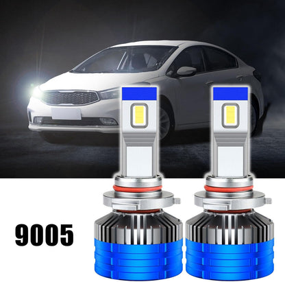 ya 4 8.8 2Pcs 9005 LED Headlight Kit Bulbs 6000K Driving Light Fog Lights Bright Car