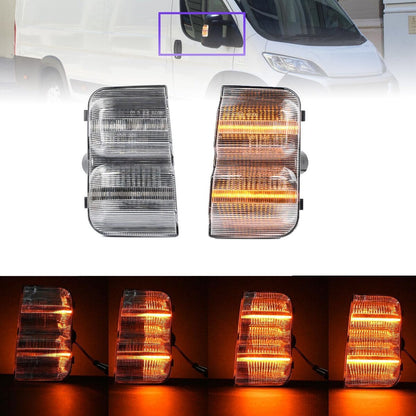 ya 11 9.14 zhengce Dynamic LED Side Mirror Turn Signal Lights for 14-22 for Ram Promaster 1500