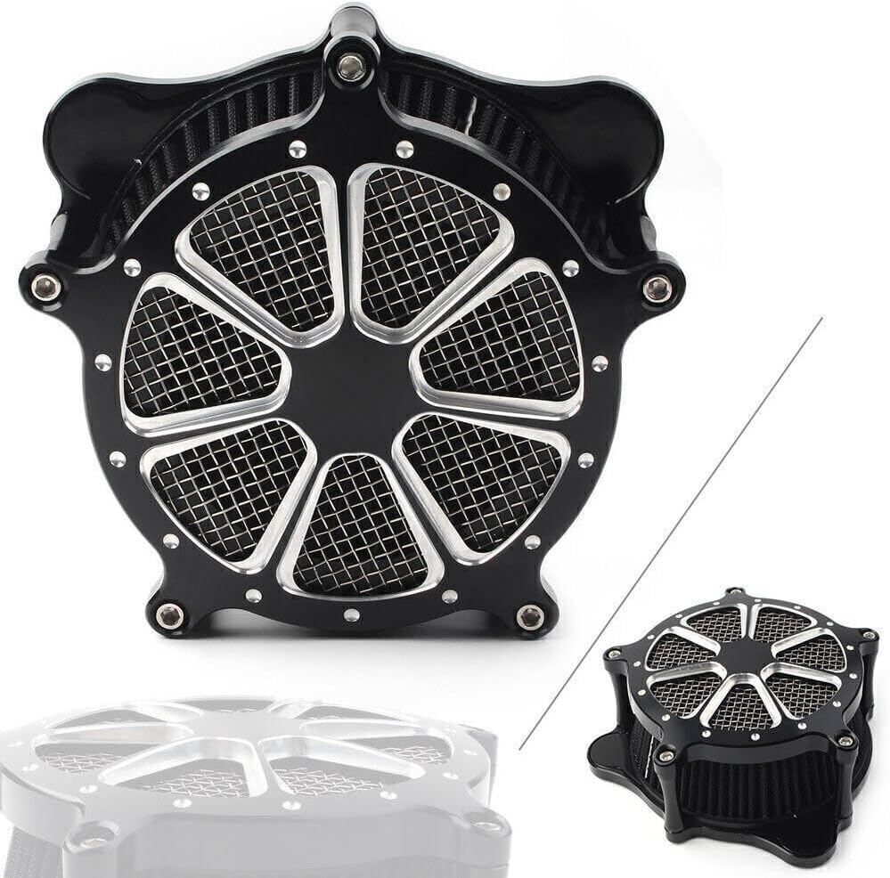 ya 5 8.10 Air Cleaner Filter w/Accessory for Harley FLSTSE 2011 2012 & Softail 2016 2017