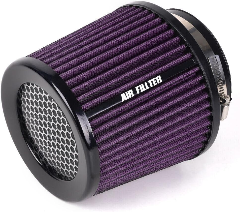 ya 13 9.15 baidi Purple High Per for MAN ce Cold Air Intake Air Filter 3, 3.5, 4 Inlet, 6.5 Tall